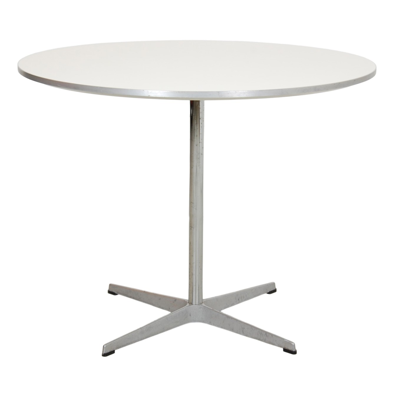 K b Brugt Arne Jacobsen rundt Cafebord 90 Cm CPH Classic